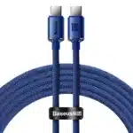 CABLE TYBE-C TO TYBE-C 100W 1.2M CRYSTAL BLUE