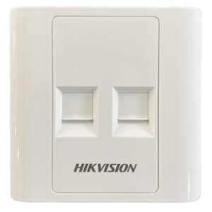 DS-1FPA2 HIKVISION 2-PORT FACEPLATE